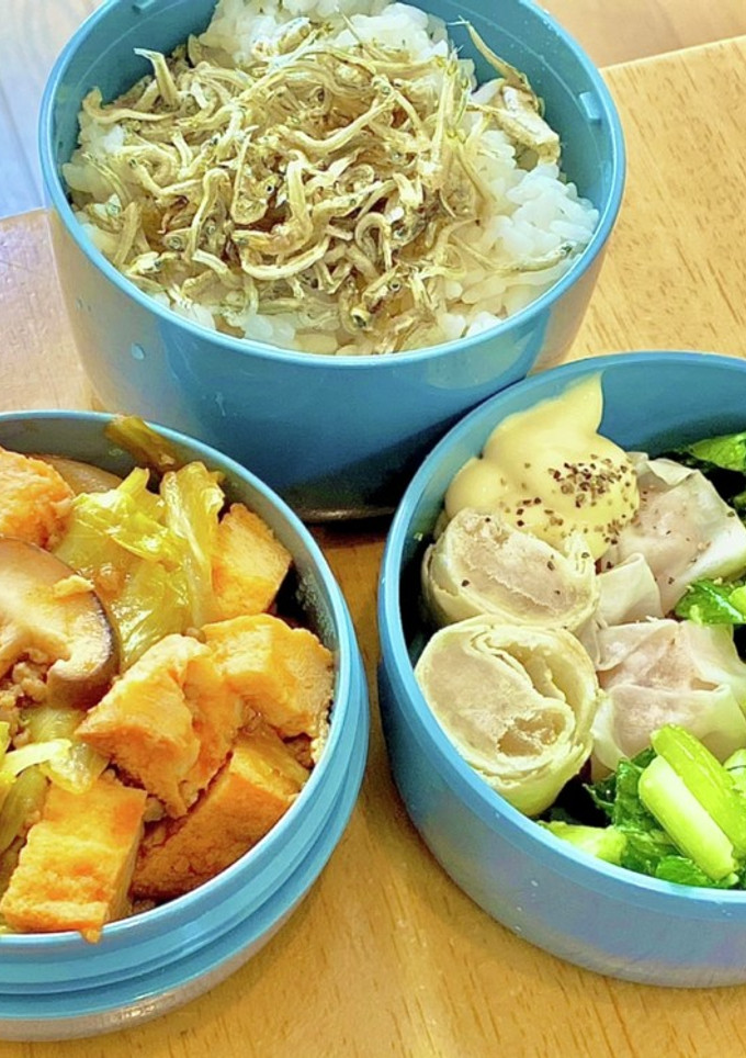 厚揚げキャベツのトマト煮　タロの弁当63-レシピのメイン写真