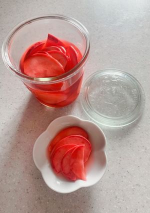 赤蕪のはちみつ甘酢漬け-レシピのメイン写真