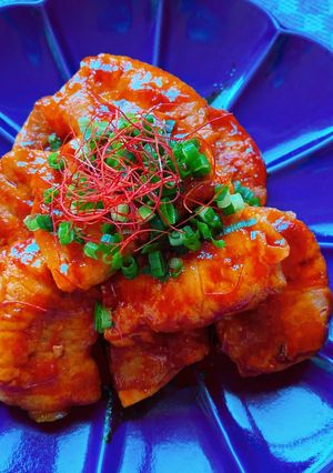 ＊ピリ辛！レンコンの韓国風肉巻き＊-レシピのメイン写真