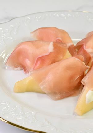 ルレクチエの生ハム巻き JAにいがた南蒲-レシピのメイン写真