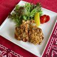 「減らソルト」鶏肉のアーモンド揚げ
