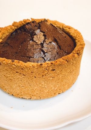 ビスケットでチョコブラウニータルト-レシピのメイン写真