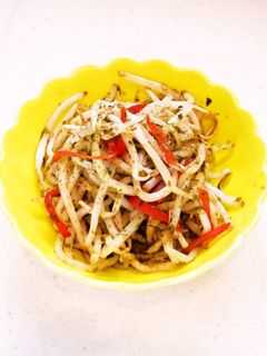 ☺簡単♪焼きそば風もやしのソース和え☺-レシピのメイン写真