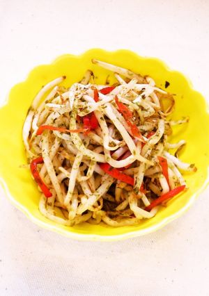 ☺簡単♪焼きそば風もやしのソース和え☺-レシピのメイン写真