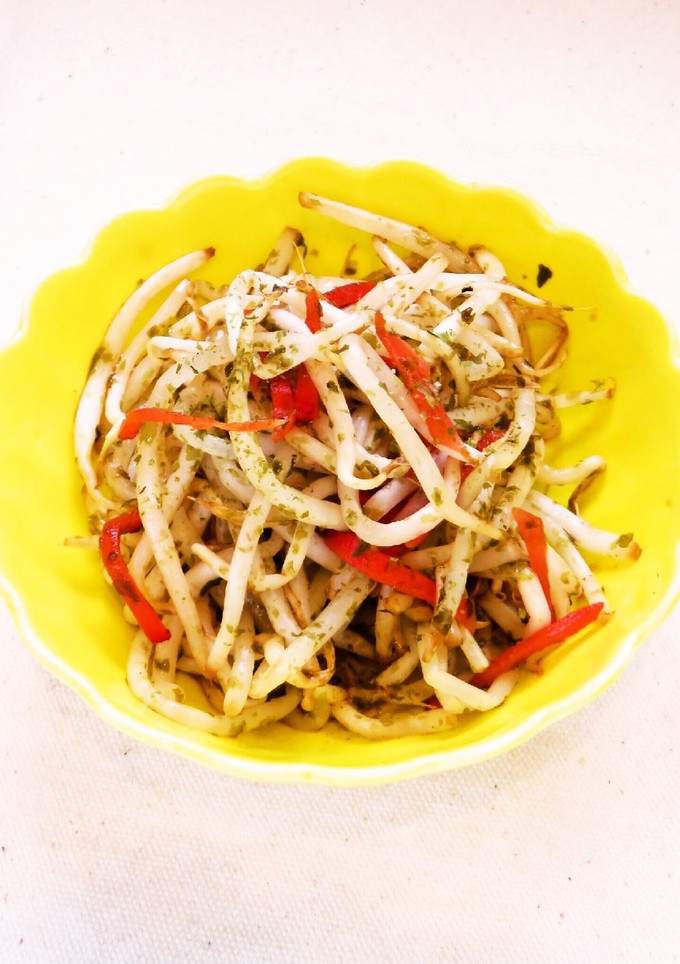 ☺簡単♪焼きそば風もやしのソース和え☺-レシピのメイン写真