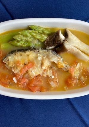「減らソルト」野菜たっぷりタラのトマト煮-レシピのメイン写真