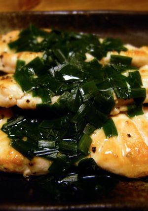焼きささ身とニラの生姜あんかけ-レシピのメイン写真