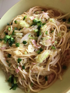キャベツとベーコンの和風パスタ-レシピのメイン写真