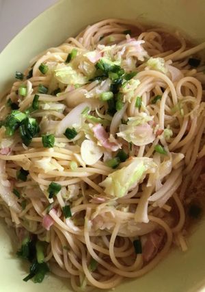 キャベツとベーコンの和風パスタ-レシピのメイン写真