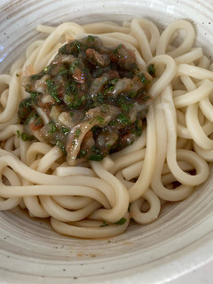 梅クラゲうどん-レシピのメイン写真