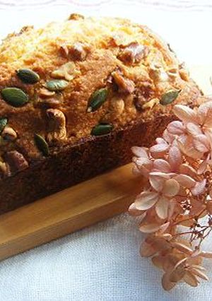 木の実のパウンドケーキ*-レシピのメイン写真