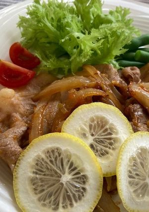 「減らソルト」豚肉のレモンソース炒め-レシピのメイン写真