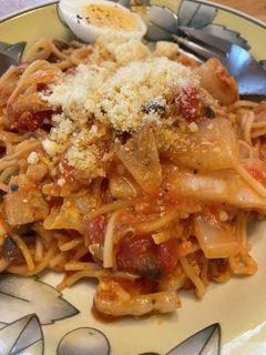 ホットクック トマ鯖レモンパスタ-レシピのメイン写真