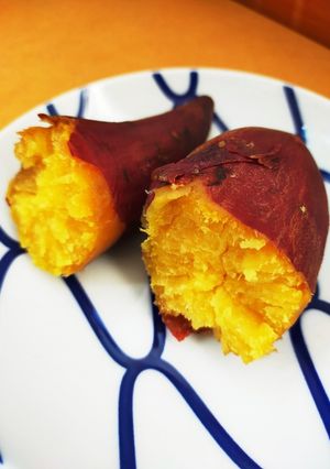 炊飯器保温モードで一晩、超！甘いふかし芋-レシピのメイン写真