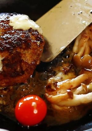 絶品チーズインハンバーグの作り方-レシピのメイン写真