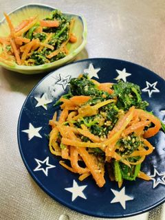 にんじんとほうれん草の胡麻和え-レシピのメイン写真