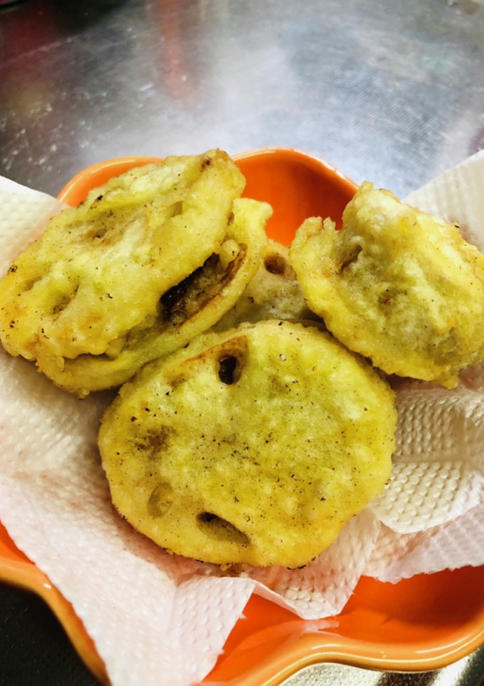 市販のハンバーグのたねで蓮根のはさみ揚げ-レシピのメイン写真