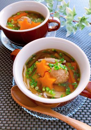 時短・簡単★肉団子入り和風スープ-レシピのメイン写真