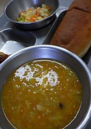 レンズ豆のスープ　河内長野市学校給食-レシピのメイン写真