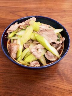 豚肉セロリ炒め-レシピのメイン写真