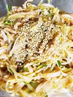 【超簡単】数分で!もやしの中華サラダ-レシピのメイン写真