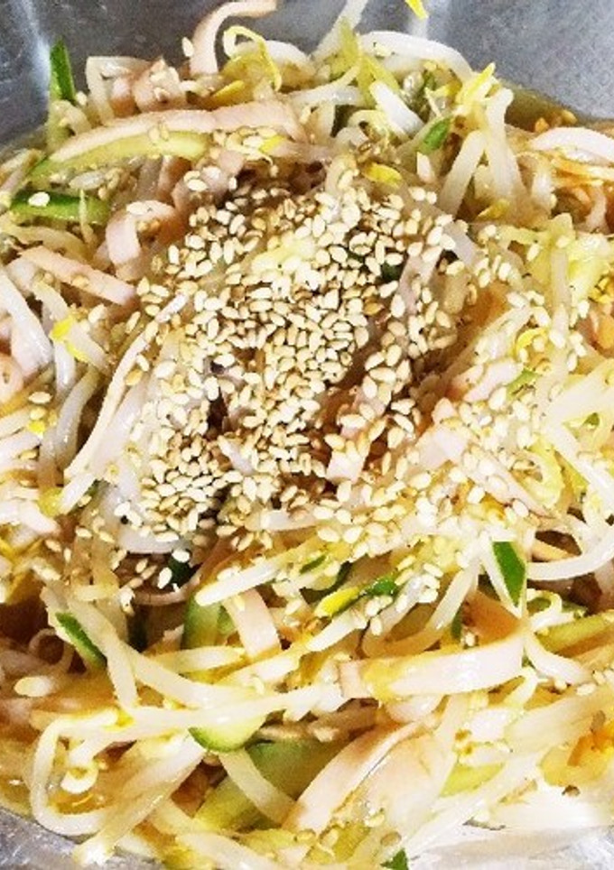 【超簡単】数分で！もやしの中華サラダ-レシピのメイン写真