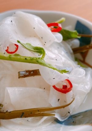 茶葉入りカブの甘漬け-レシピのメイン写真