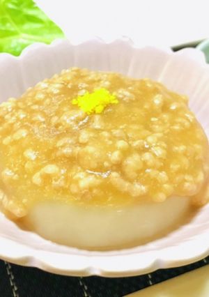 しみしみふろふき大根♬肉味噌だれ-レシピのメイン写真