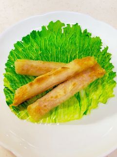 餃子の皮でハムとチーズのロール焼き-レシピのメイン写真