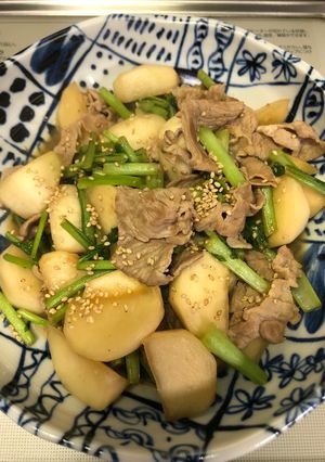 豚肉とかぶのオイスターソース炒め-レシピのメイン写真