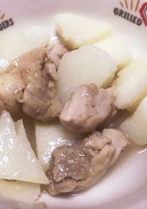 長芋と鶏肉の塩煮-レシピのメイン写真