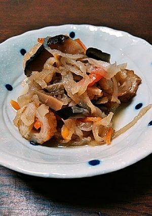 圧力鍋で切り干し大根の煮物-レシピのメイン写真