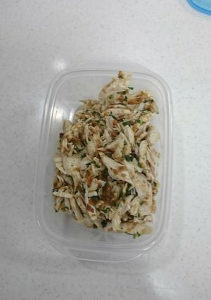 鶏ササミ大葉梅干し和え-レシピのメイン写真