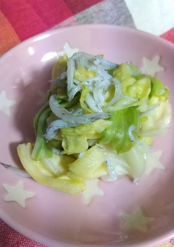 キャベツとしらすの簡単酢の物-レシピのメイン写真