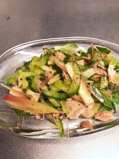 ツナきゅうりみょうがのポン酢和え-レシピのメイン写真