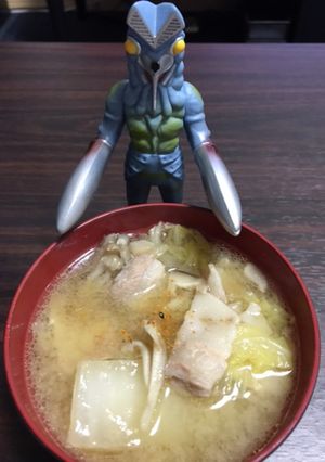 白菜たっぷりの豚汁-レシピのメイン写真