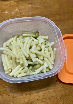 枝豆とマカロニの粉チーズあえ-レシピのメイン写真