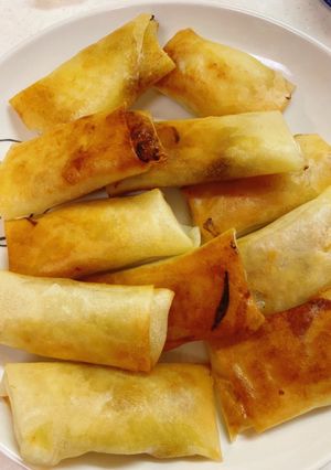 我が家の簡単美味しい！カレー味春巻き-レシピのメイン写真