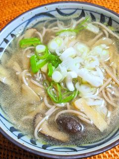 キノコ塩蕎麦-レシピのメイン写真