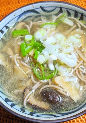 キノコ塩蕎麦-レシピのメイン写真