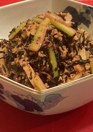 ビーツとセロリのひじき煮-レシピのメイン写真