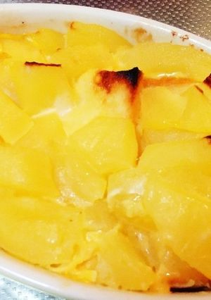 冷やしてもおいしい♡りんごパングラタン♡-レシピのメイン写真