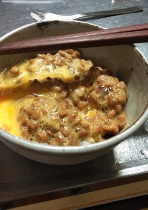 洗い物少ないNTG（納豆たまごかけごはん-レシピのメイン写真