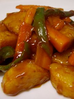 揚げ長芋の甘酢あんかけ-レシピのメイン写真