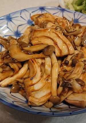 車麩ときのこの照り焼き。-レシピのメイン写真