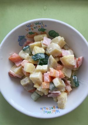 【保育園給食】さつま芋のヨーグルトサラダ-レシピのメイン写真