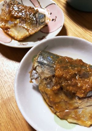焼き鯖の味噌煮-レシピのメイン写真