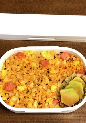 自分弁当・チャーハン-レシピのメイン写真