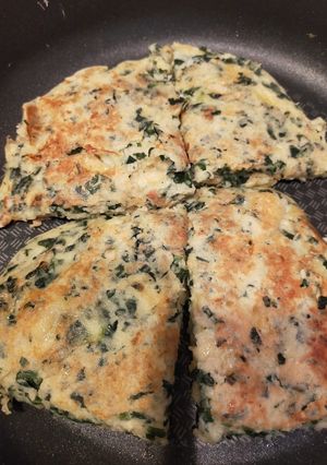 バナナほうれん草ヨーグルトおやき離乳食-レシピのメイン写真
