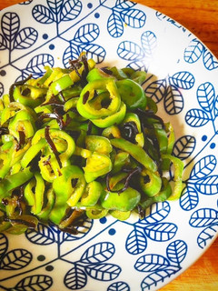 ピーマン塩昆布炒め-レシピのメイン写真